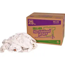 Reclaimed Rags - White Knit/Polo, 25 Lbs. 1