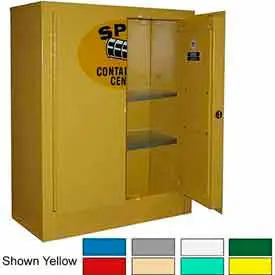 Securall® Wall Mountable, Flammable Spill Containment Cabinet Beige 1