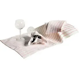 Glass Towel, 16X29, Red Pin Stripes - Pack Of 12 1