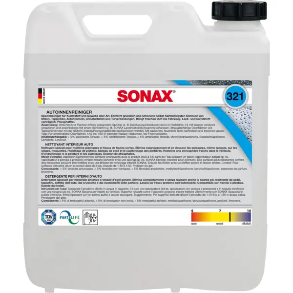 Sonax Interior Cleaner 10 Ltr 1