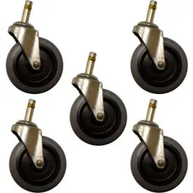 Rubbermaid® Caster Kit For Brute Dolly, Gray - Fg2640m30000 1