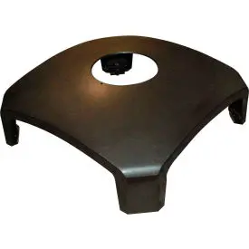 Rubbermaid® Dome Top With Hole, Sable With Hardware - Fg3975m2sble 1