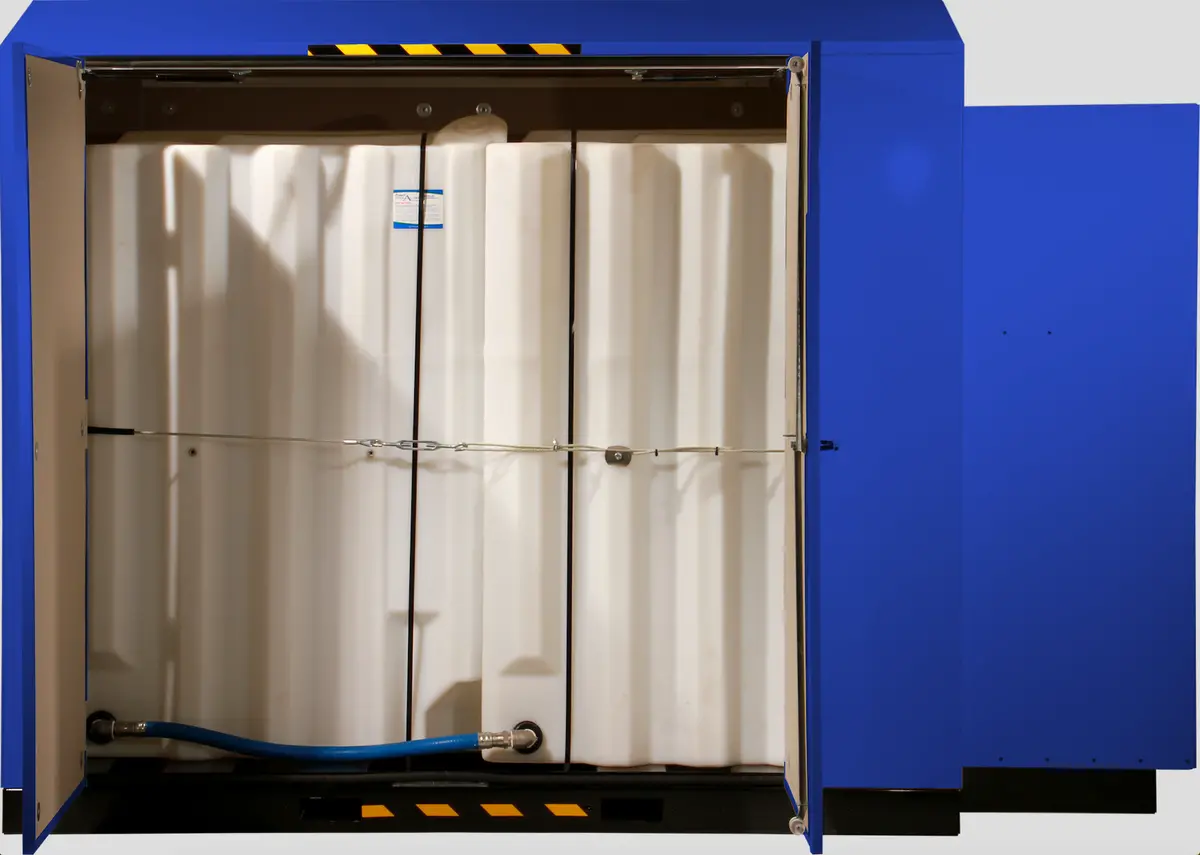 Fluidall 660 Gallon Cold Climate Def Shelter 1