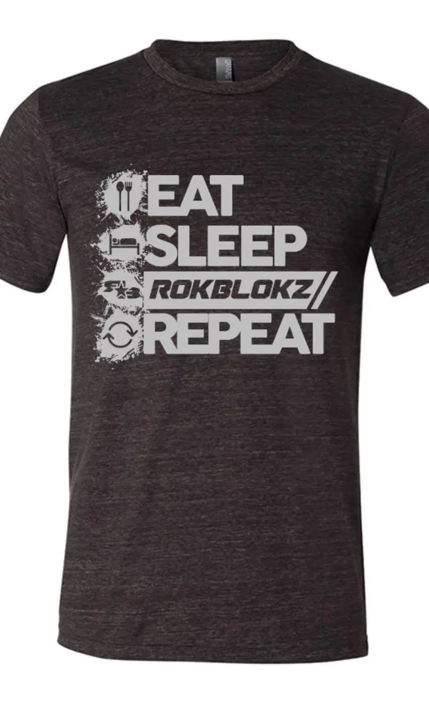 Rokblokz Eat Sleep Repeat T-Shirt 1