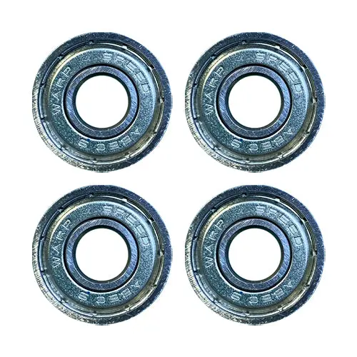 Speed Warp Abec 9 Bearings Silver (4 Pack) 1