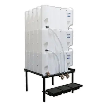 Tote-A-Lube Gravity Feed System (3) 130 Gallon Tanks 1
