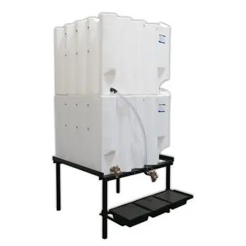 Tote-A-Lube Gravity Feed System (2) 180 Gallon Tanks 1