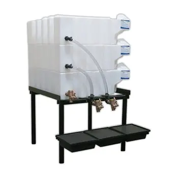 Tote-A-Lube Gravity Feed System (3) 35 Gallon Tanks 1