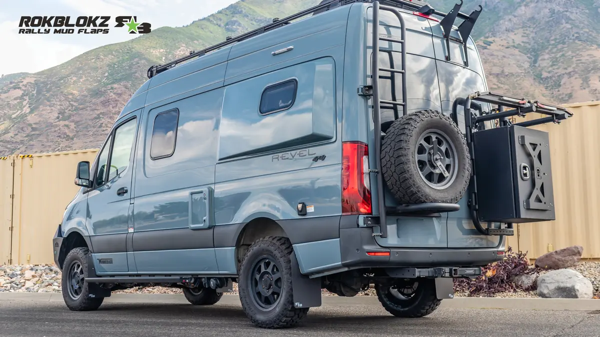 Mercedes Sprinter 2019+ High Clearance Mud Flaps 1