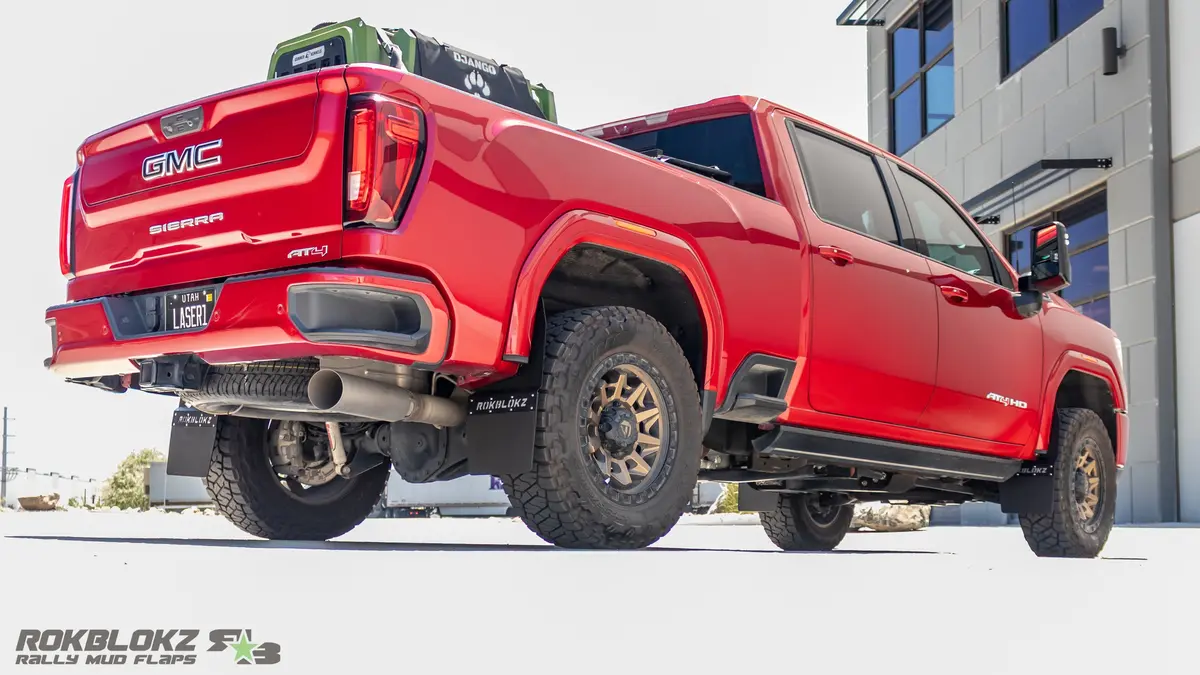 Gmc Sierra 2500/3500 2020+ Step-Back Mud Flaps 1
