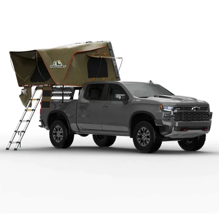 Tuff Stuff® Alpha™ Hard Top Side Open Tent, Gray, 3+ Person Ts-Rtt-Cs-Gr 1