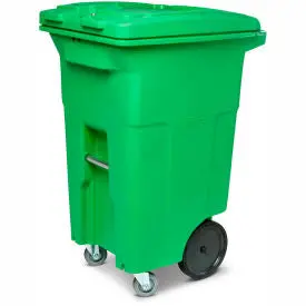 Toter Organic Waste Trash Cart W/Casters, 64 Gallon, Organic Green - Acg64-00Lim 1