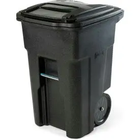 Toter Heavy Duty Two-Wheel Trash Cart, 48 Gallon, Blackstone - Ana48-56599 1
