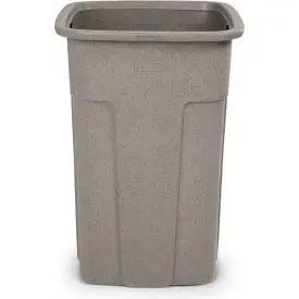 Toter Slimline Trash Can, 50 Gallon, Greystone 1