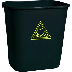 Transforming Tech Esd Trash Can 28 Quart Wbas 28 - Black 1