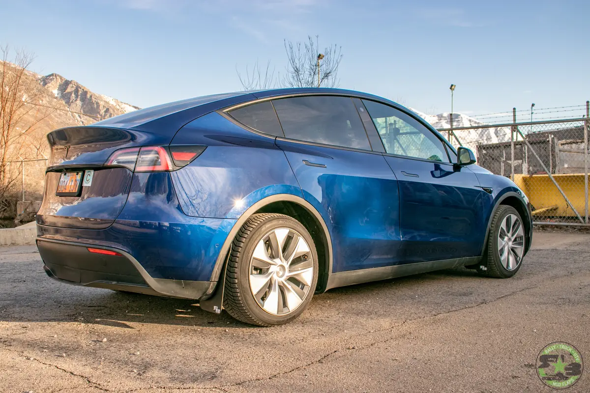 Tesla Model Y 2020-2024 Rally Mud Flaps 9