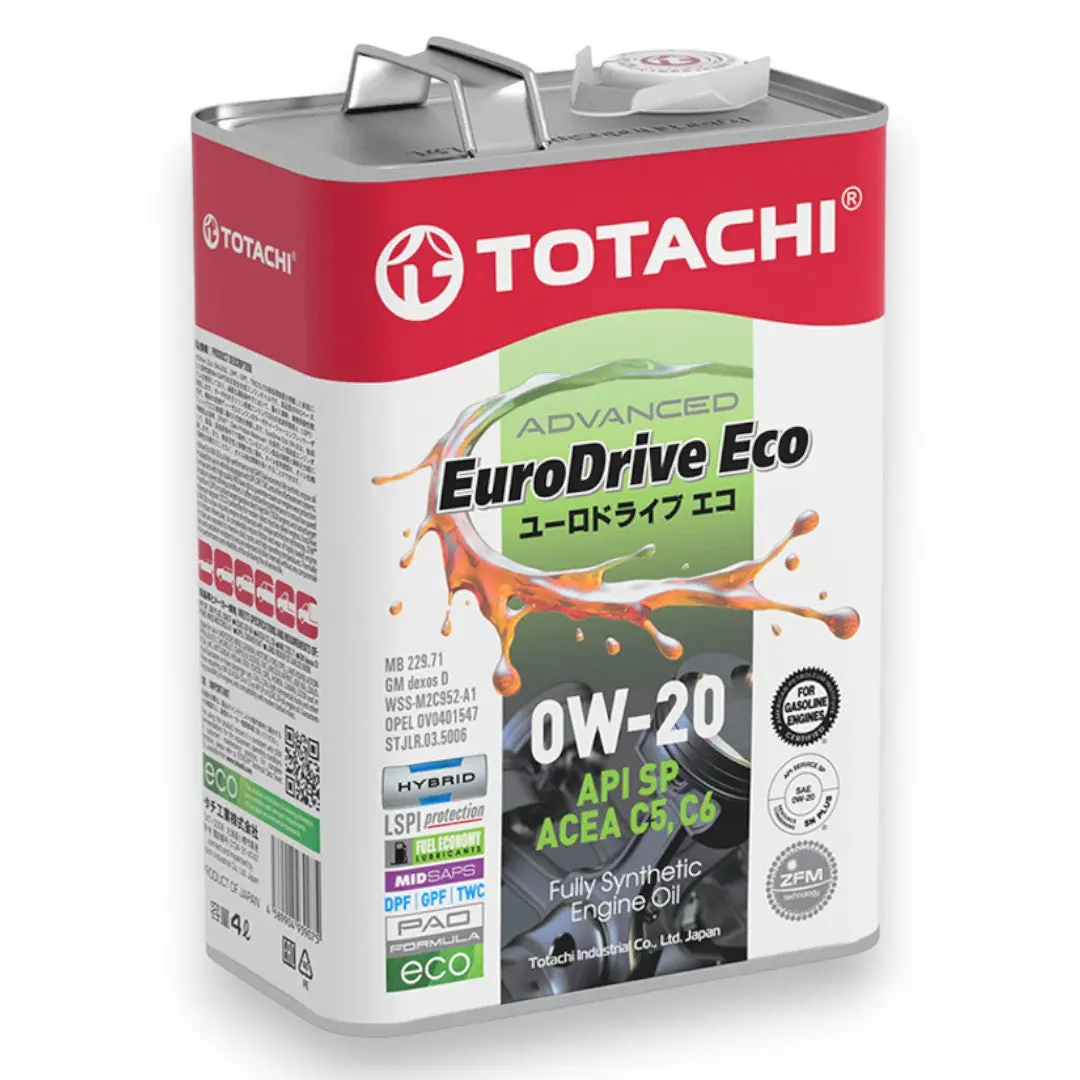 Totachi Euro Drive Eco 0W-20 Sp (4 Liter) 1