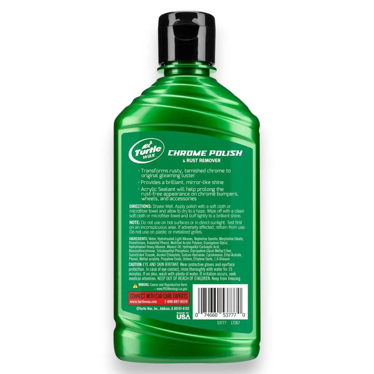 Turtle Chrome Polish & Rust Remover 296 Ml 2