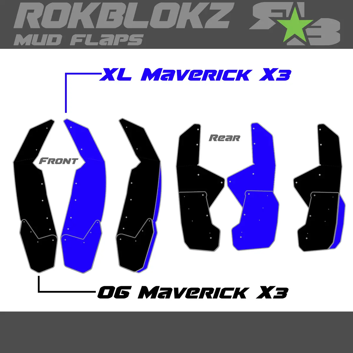 Can-Am Maverick X3 Fender Flares 2017+ **Not For Brp Fenders 3