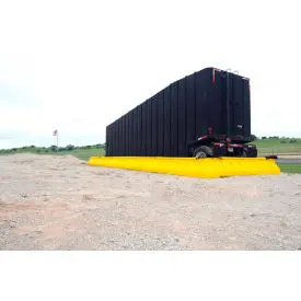 Ultratech 8760 Ultra-Containment Wall® Straight Section, 1' , Yellow 1