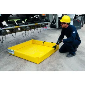 Ultratech Ultra-Mini Foam Wall Berm, 5' X 5' X 6", Yellow 1