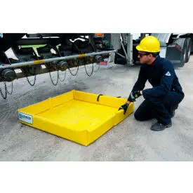 Ultratech 8854 Ultra-Mini Foam Wall Berm® 4' X 6', Yellow 1