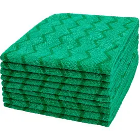Rubbermaid® Hygen™ Microfiber Cloth, 16 X 16, Green 1