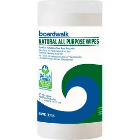 Boardwalk® Natural All Purpose Wipes, 75 Wipes/Can, 6/Case 1