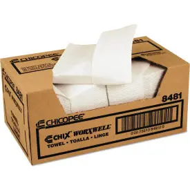 Chicopee® Durawipe Shop Towels, 13" X 15", Z Fold, White, 100 Towels/Case 1