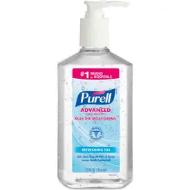 Purell Advanced Pump Bottle Instant Hand Sanitizer, 12 Oz. - 12/Carton - 3659-12 1