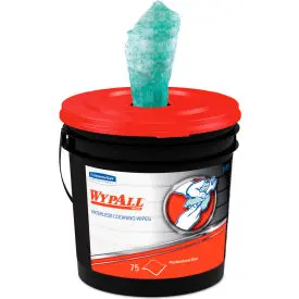 Wypall® Waterless Hand Wipes, Herbal Fragrance, 75 Per Bucket - Kim91371ea 1