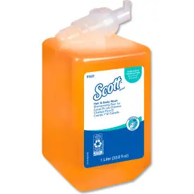 Scott® Essential Hair And Body Wash, Citrus Floral, 1 L Bottle, 6/Case 1