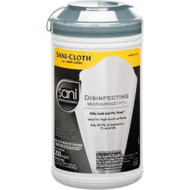 Nice Pak® Disinfecting Surface Wipes, 200 Wipes/Can, Single Can - Nicp22884ea 1