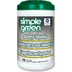Simple Green® Multi-Purpose Safety Cleaning Towels, 75 Wipes/Can, 6 Cans/Case 1