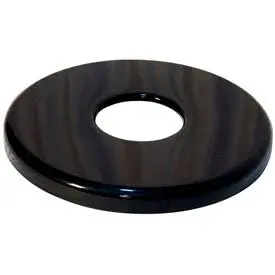 Ultraplay Coated Steel Flat Lid For 55 Gallon Trash Can, Black 1
