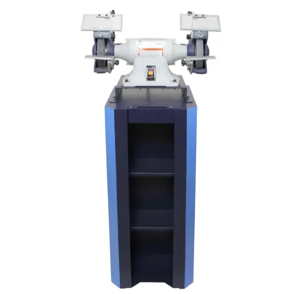 10" Xp Bench Grinder & Dust Collector Stand Combo 1