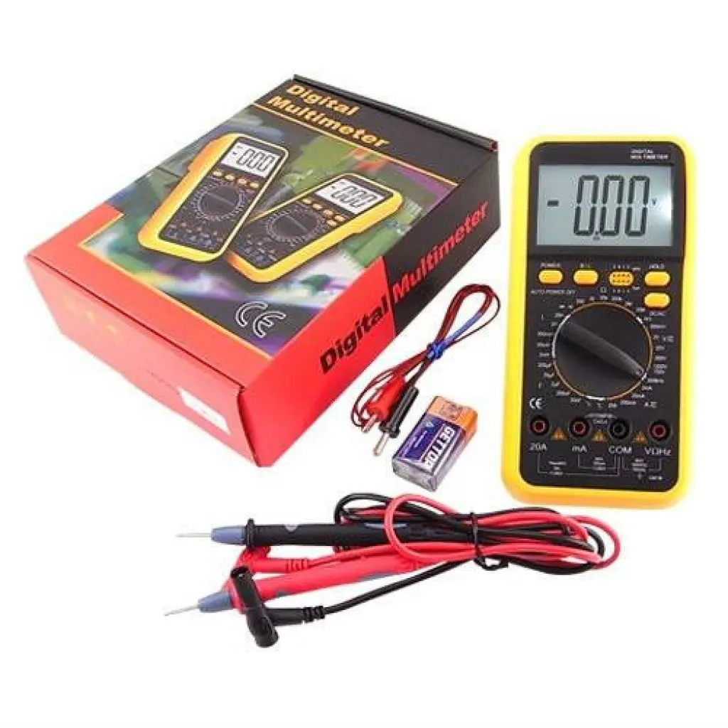 Vc-9805A Multifunction Portable Dmm Digital Multimeter Electrical Tester Inductance Thermometer 2