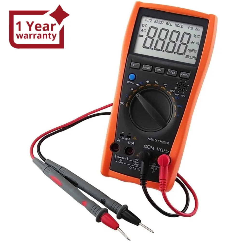 Vc-97 Digital Multimeter Tester Thermometer Voltmeter Ac Dc Ohm 1