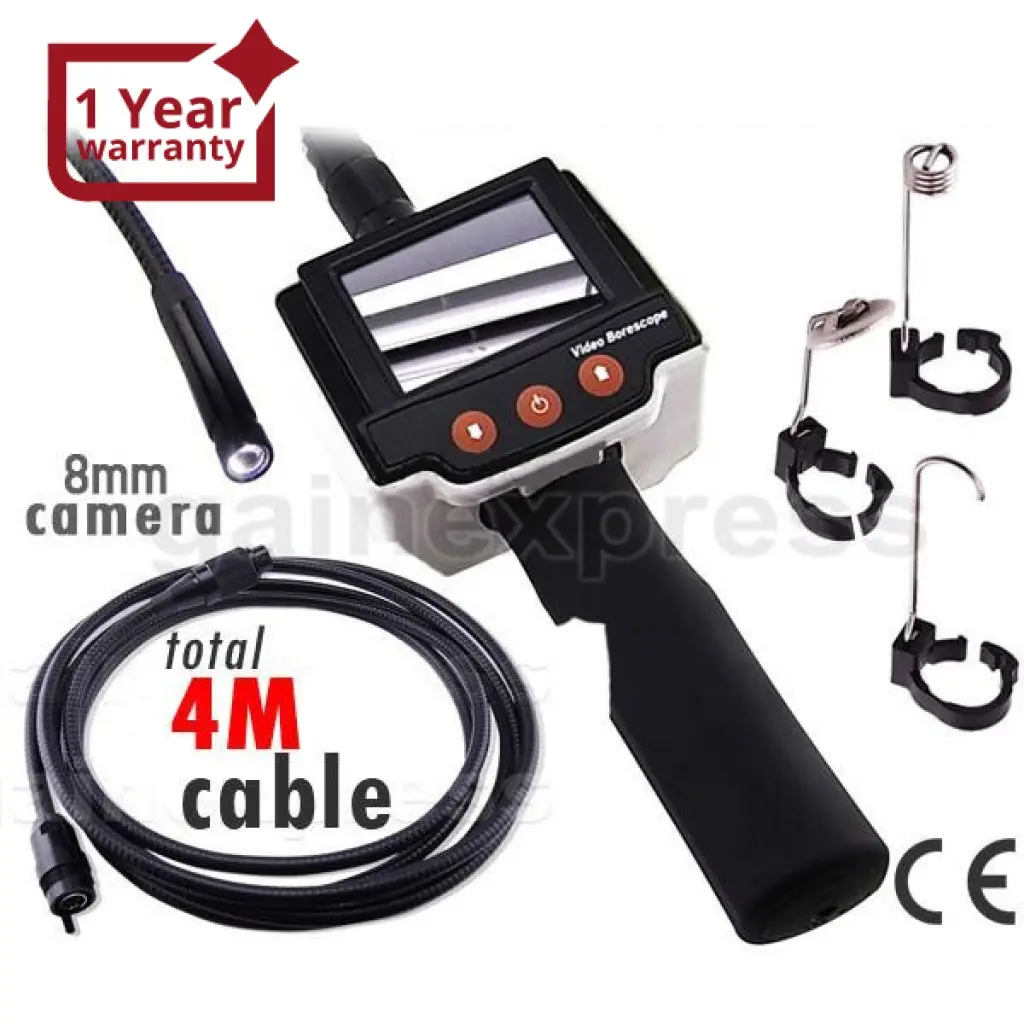 Vid-4_4M 4M Cable 2.4" Lcd Pipe Car Video Inspection Camera Endoscope 1