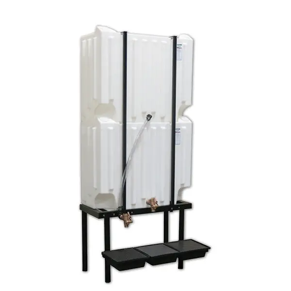 Wall-Stacker Gravity Feed System (2) 71 Gallon Tanks 1