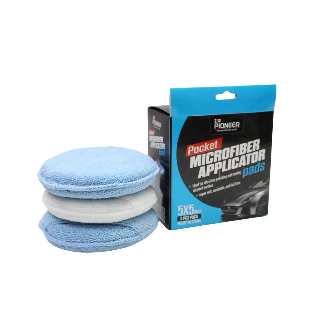 Pioneer Pocket Microfiber Applicator Pads Pack Of 3 1