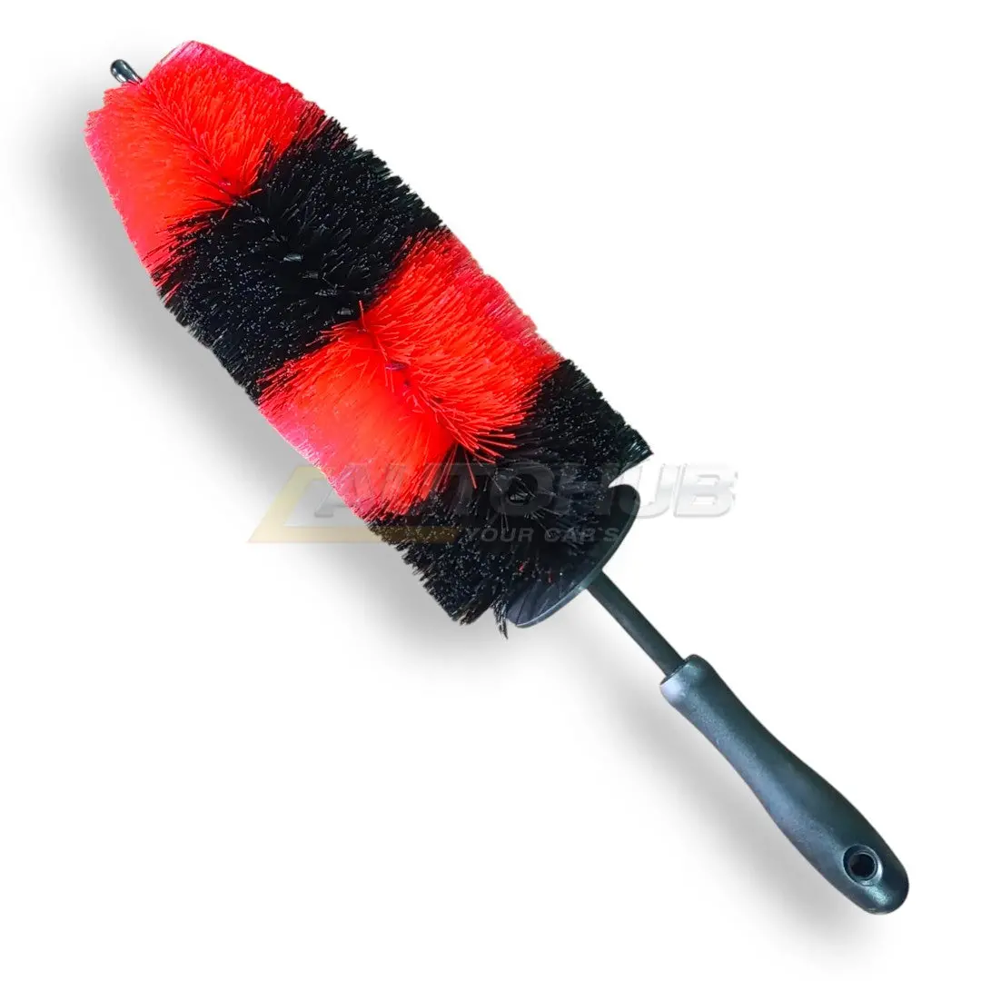 Ab Wheel Rim Cleaning Brush Wide Long (Red/Black) 1