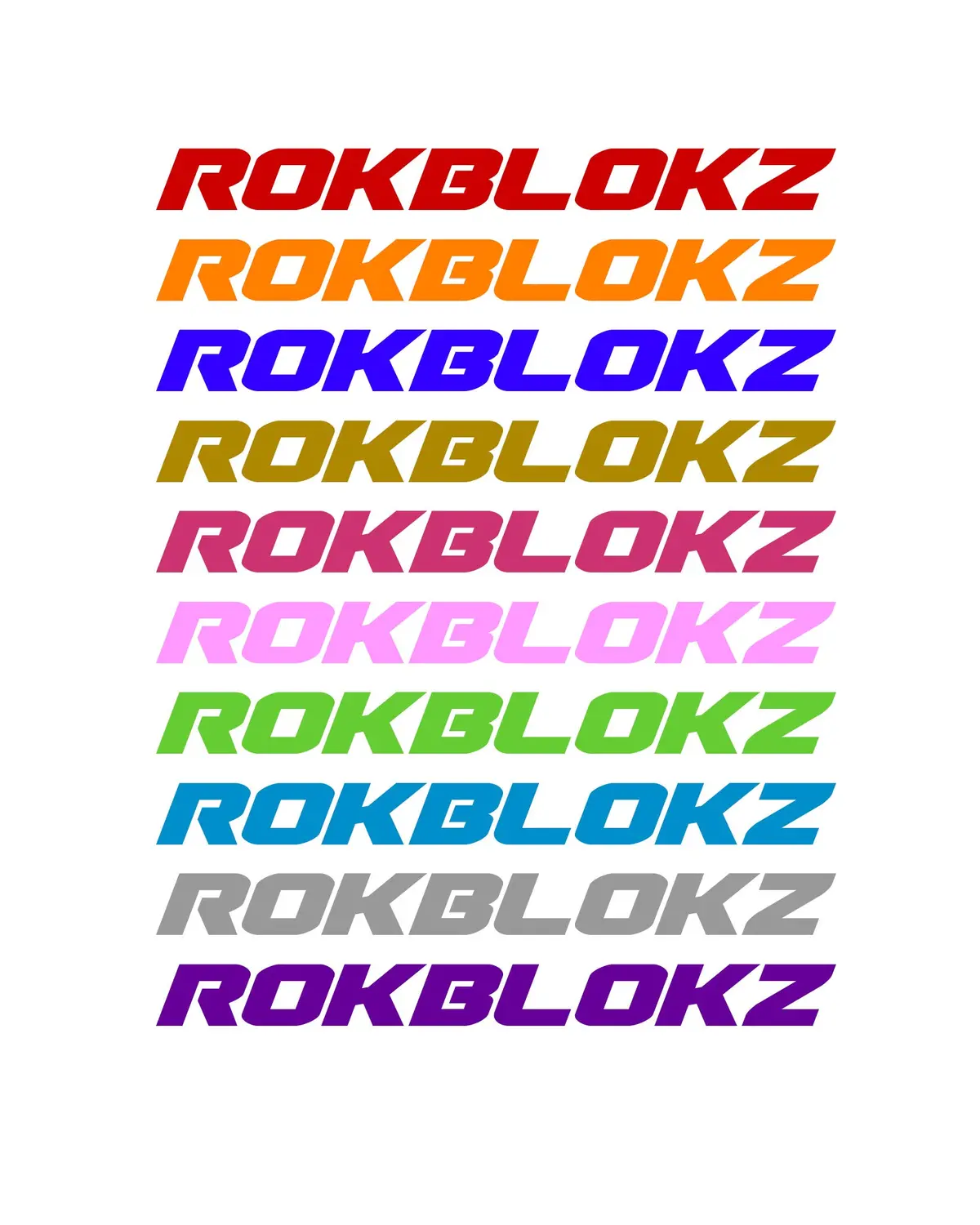 "Rokblokz" Window Stickers 1