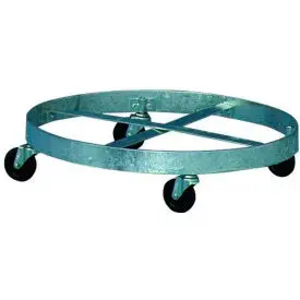 Drum Dolly 24" Diameter 4 Casters, Galvanized Steel - Dd-200 1