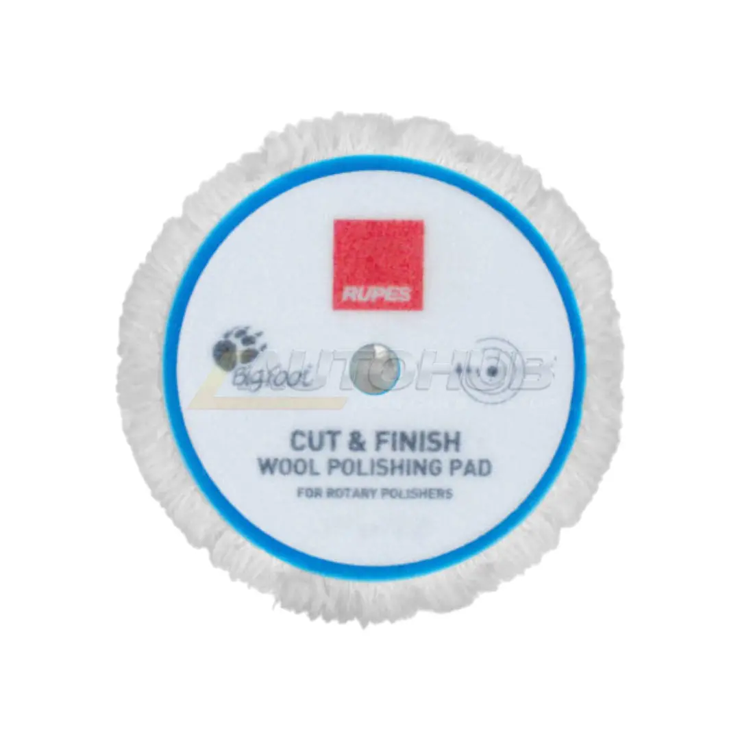 Rupes Cut & Finish Wool Polishing Pads - 9.Bl180f | 180 Mm 1