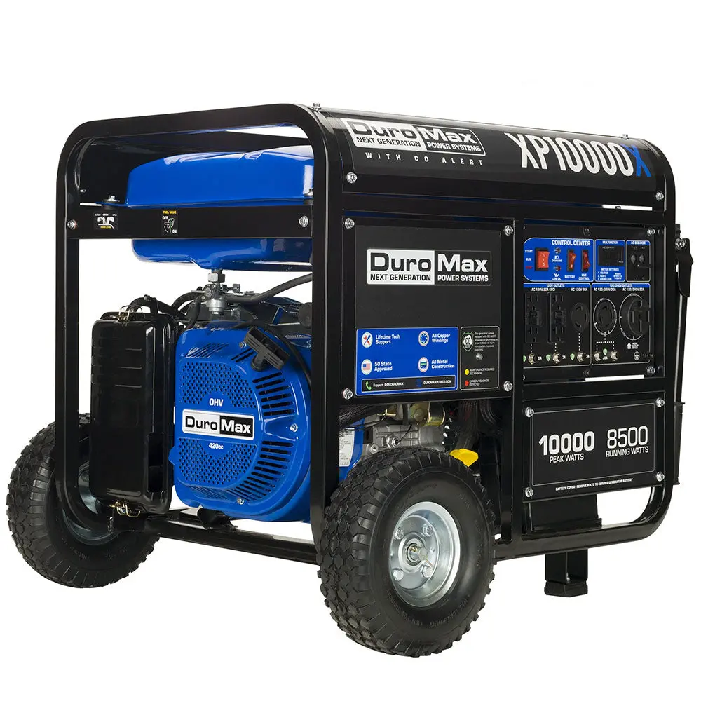 10,000 Watt Gasoline Portable Generator W/ Co Alert 1