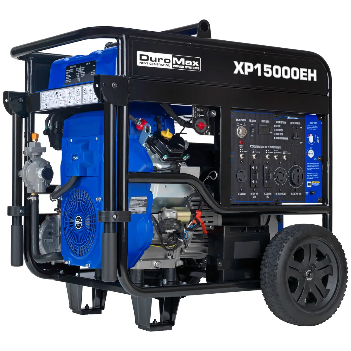 15,000 Watt Dual Fuel Portable Generator 1