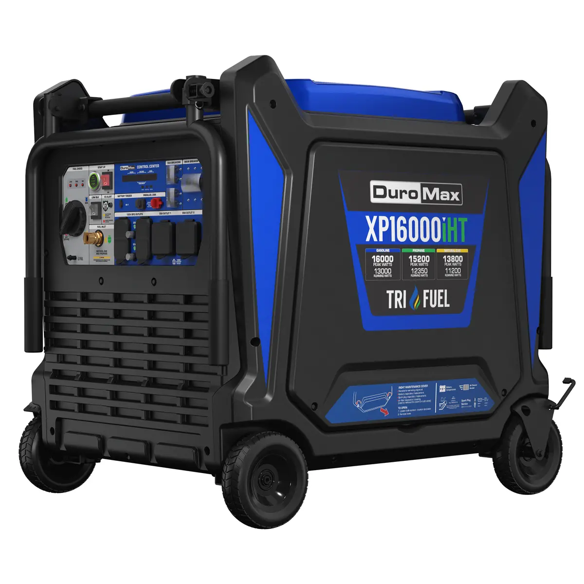 16,000 Watt Portable Tri Fuel Inverter Generator - Quiet, Low Thd 1