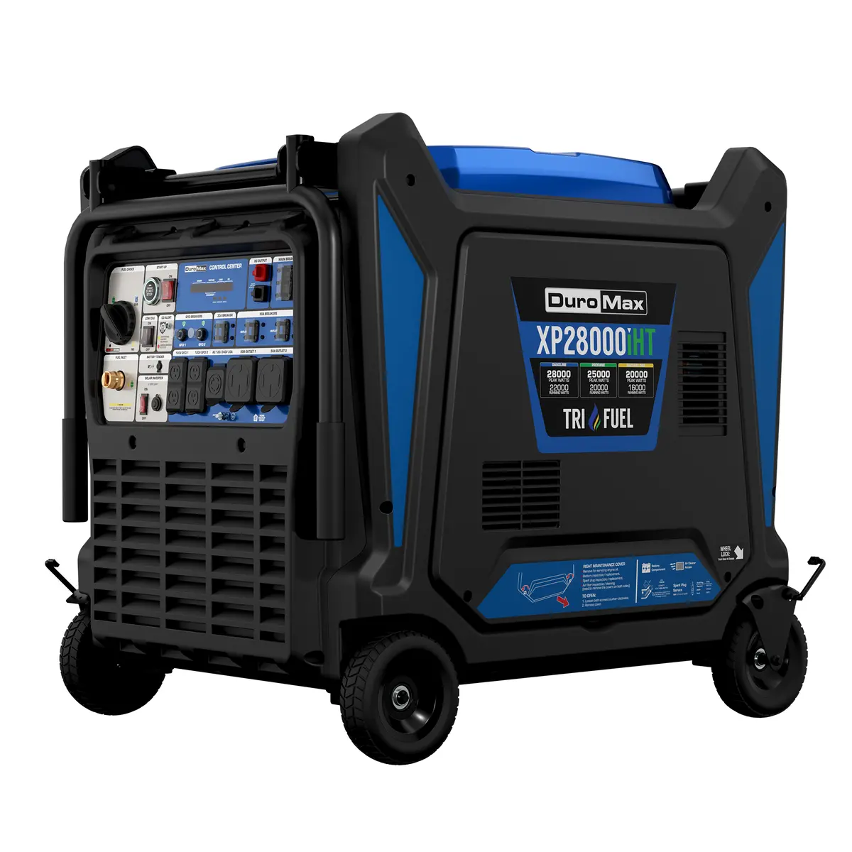 28,000 Watt Tri Fuel Portable Inverter Generator W/ Co Alert 1