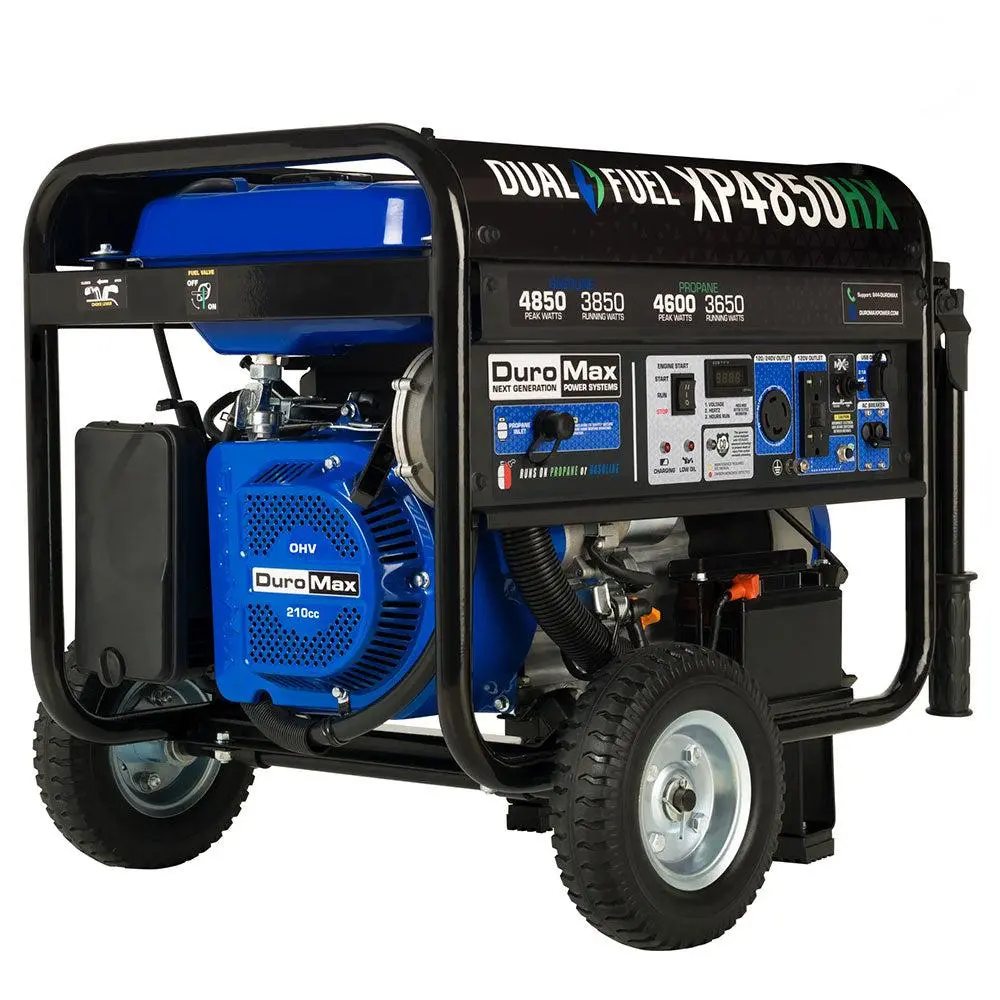 4,850 Watt Dual Fuel Portable Hx Generator W/ Co Alert 1